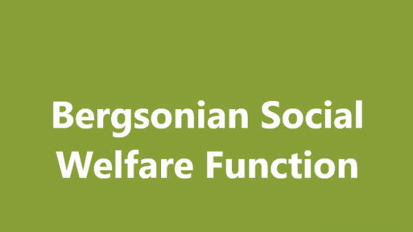 Hàm phúc lợi xã hội Bergsonia là gì?