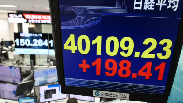 Chứng khoán Nhật Bản tăng 5 tuần liên tiếp, lần đầu vượt mốc 40.000 điểm
