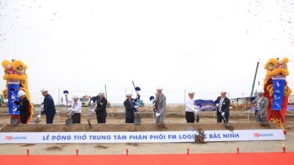 FM Logistic động thổ trung tâm phân phối trị giá 30 triệu USD tại Bắc Ninh
