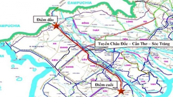 Đề xuất đầu tư 68.980 tỷ đồng xây cao tốc Châu Đốc-Cần Thơ-Sóc Trăng