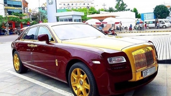 Vắng người mua, siêu xe Rolls-Royce dát vàng của ông Trịnh Văn Quyết đấu giá thất bại lần 2