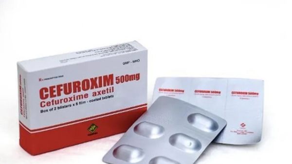 Thu hồi gấp 2 mẫu kháng sinh Cefuroxim 500mg bị làm giả tinh vi