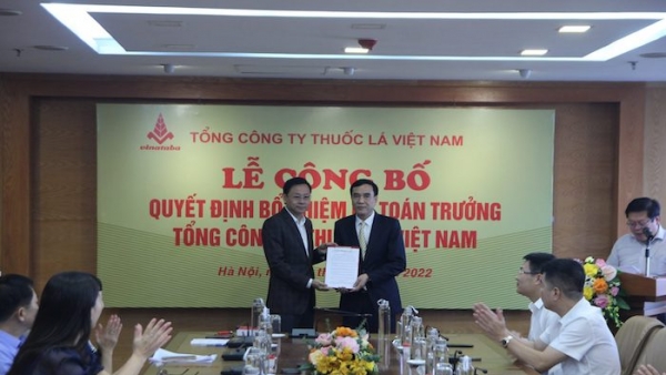 Tổng Công ty Thuốc lá Việt Nam bổ nhiệm kế toán trưởng
