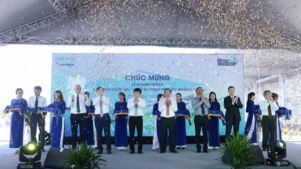 Suntory PepsiCo khánh thành nhà máy 850 triệu lít/năm tại Quảng Nam