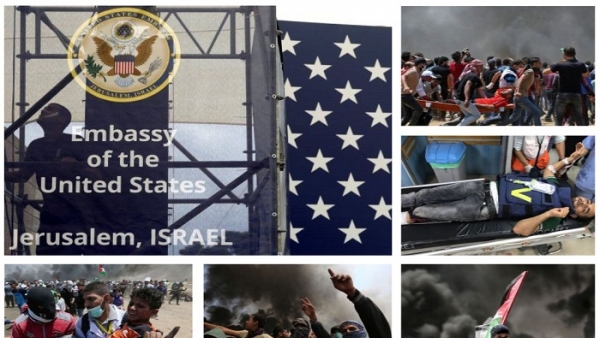 Ngày mở Đại sứ quán Mỹ tại Jerusalem: Hơn 2.800 người thương vong