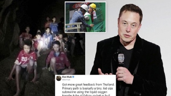Thái Lan từ chối sử dụng ‘phương tiện đặc biệt’ của Elon Musk để giải cứu đội bóng nhí