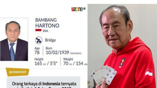 Chân dung người giàu nhất Indonesia vừa giành Huy chương đồng Asiad 18