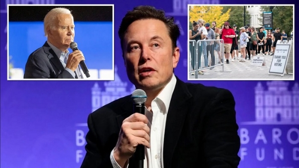 Tỷ phú Elon Musk: ‘Tổng thống đương nhiệm thuộc phe Dân chủ, hãy bỏ phiếu cho đảng Cộng hòa’