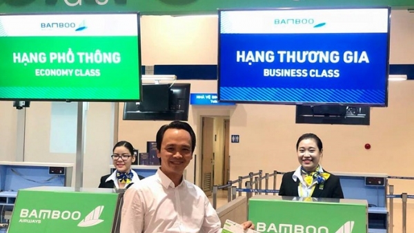 Ông Trịnh Văn Quyết 'khoe' chuyến bay thương mại đầu tiên của Bamboo Airways