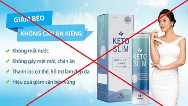 'Sản phẩm Keto Slim của Công ty Y dược Minh Hà quảng cáo sai bản chất, lừa dối người tiêu dùng'