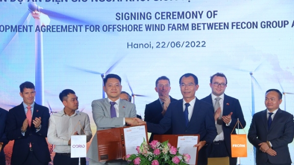 Fecon 'bắt tay' Corio Generation tại dự án điện gió ngoài khơi Vũng Tàu