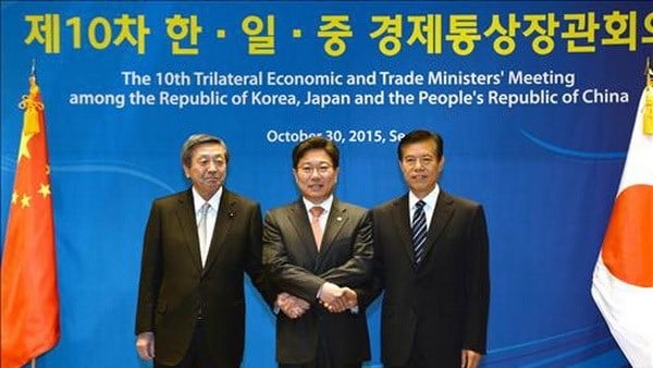 Trung-Nhật-Hàn nhất trí thúc đẩy quá trình đàm phán FTA, RCEP