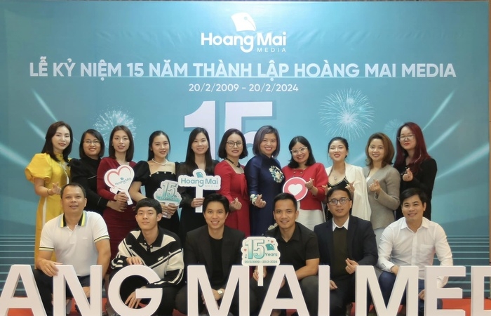 Hoàng Mai Media kỷ niệm 15 năm thành lập, công bố mục tiêu mới