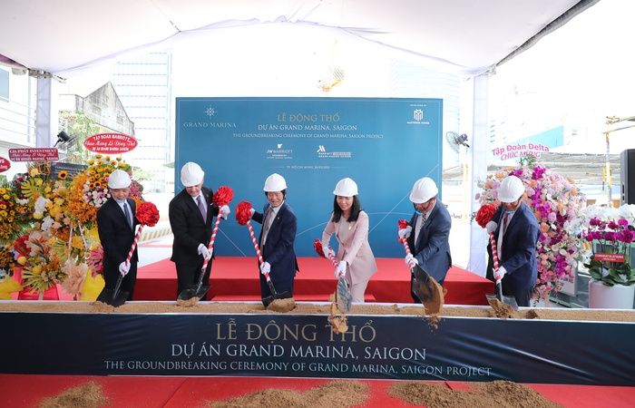 Động thổ Grand Marina, Saigon - dự án mang thương hiệu Marriott bảo chứng toàn cầu