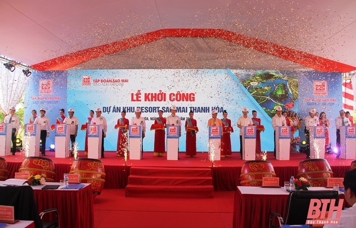 Thanh Hóa: Khởi công dự án resort 1.400 tỷ đồng của Tập đoàn Sao Mai 