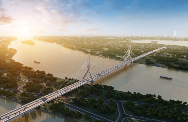 Tập đoàn Trung Quốc nghiên cứu xây cầu Tứ Liên và đường sắt đô thị số 5 của Hà Nội