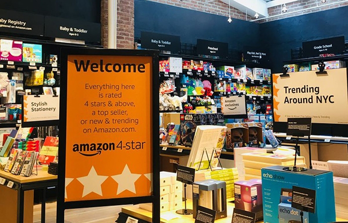 Cửa hàng bán lẻ 4 sao đầu tiên của Amazon khai trương tại Mỹ