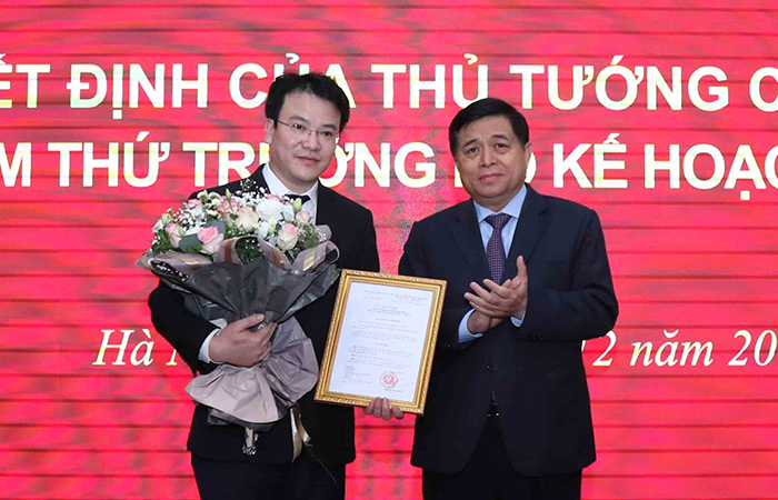 Ông Trần Quốc Phương được bổ nhiệm làm Thứ trưởng Bộ Kế hoạch và Đầu tư
