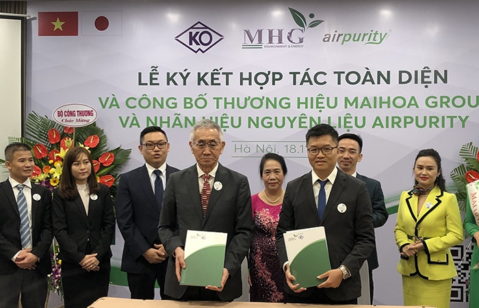 Mai Hoa Group 'bắt tay' Kowa Global ra mắt thị trường sản phẩm kháng khuẩn Airpurity