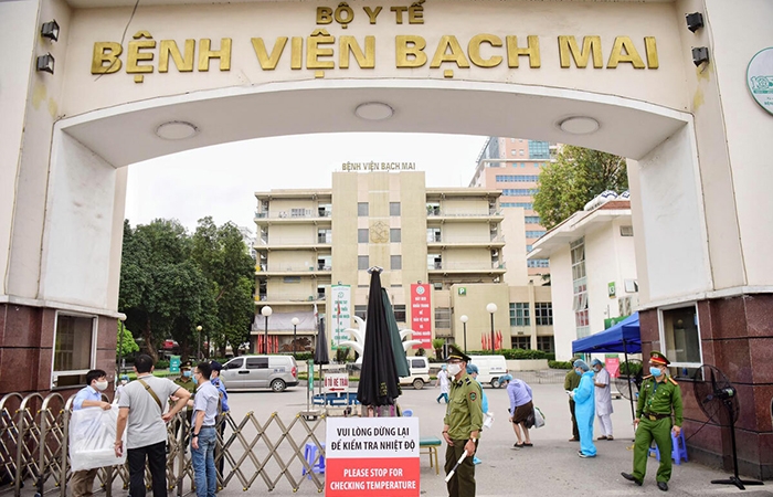 Cách ly 13.225 trường hợp liên quan đến ổ dịch tại Bệnh viện Bạch Mai