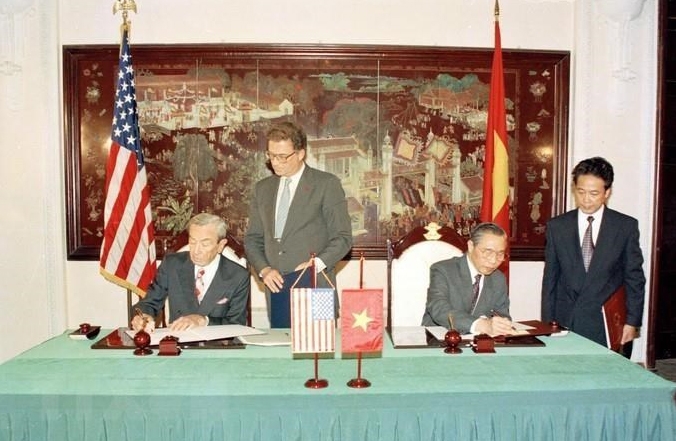 [Chùm ảnh] 25 năm quan hệ Việt - Mỹ: Những khoảnh khắc lịch sử
