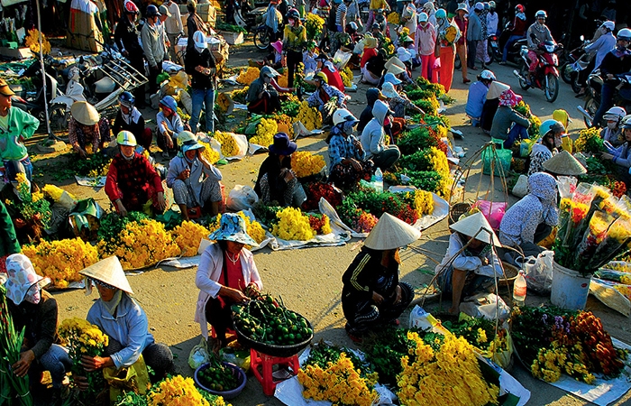 Chợ Việt xưa và nay: Chợ làng hoa mới