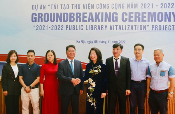 Hà Nội chính thức khởi công dự án 'Tái tạo thư viện công cộng năm 2021-2022'