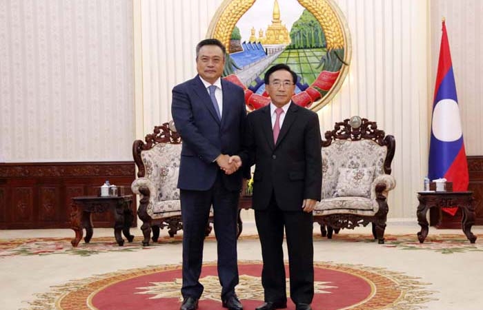 Chủ tịch Hà Nội: 'Mong muốn Lào sẽ tiếp tục tạo điều kiện thuận lợi để hai Thủ đô triển khai hợp tác'