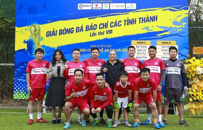 Nghệ Tĩnh Press Club lần thứ 3 vô địch giải bóng đá báo chí các tỉnh thành
