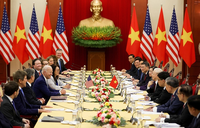 Tuyên bố chung về nâng cấp quan hệ Việt Nam -  Hoa Kỳ lên Đối tác Chiến lược Toàn diện