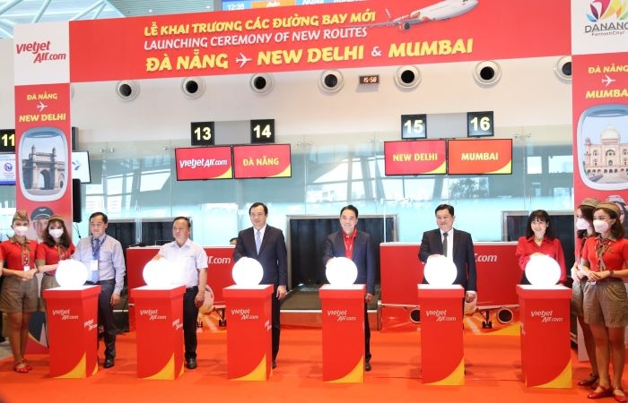 Vietjet khai trương 2 đường bay thẳng Đà Nẵng - Ấn Độ