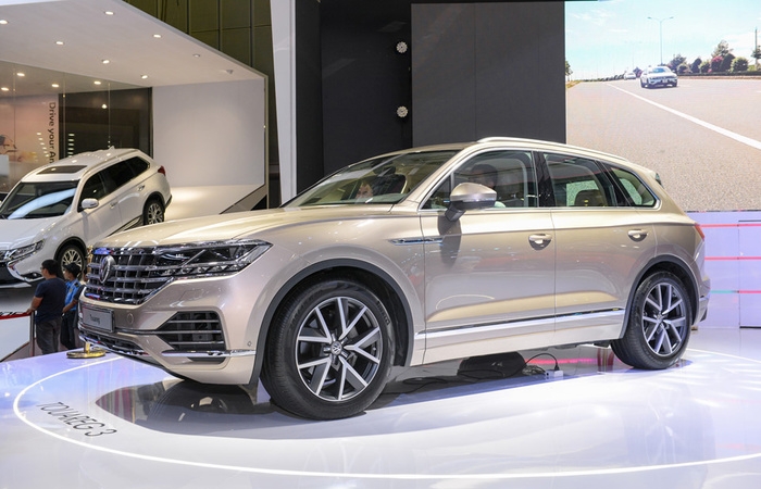Cận cảnh xe tiền tỷ Volkswagen Touareg 2019 tại triển lãm ô tô VMS 2018