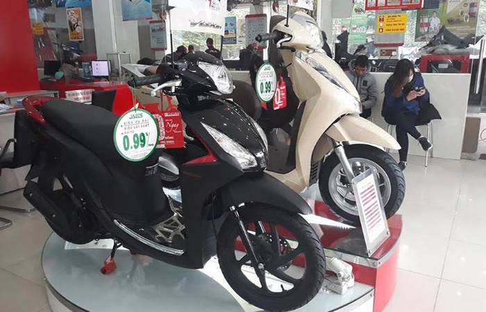 Những mẫu xe tay ga của Honda Việt Nam được trang bị khoá Smartkey
