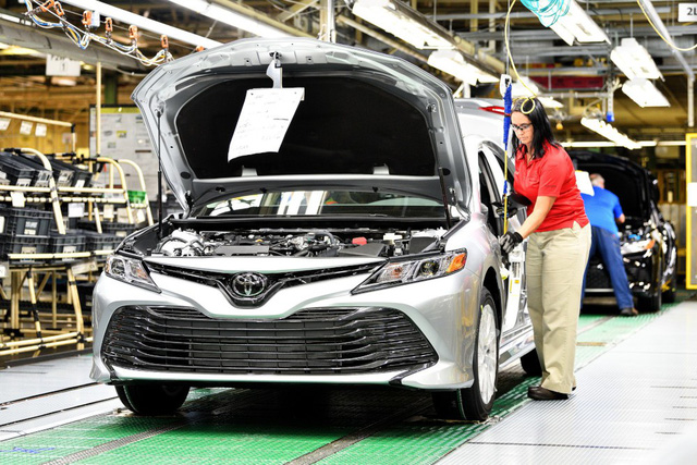 Hơn 1.700 xe Toyota Camry 2018 bị hồi xưởng do lắp nhầm piston
