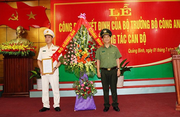 Đại tá Trần Hải Quân làm Giám đốc Công an tỉnh Quảng Bình