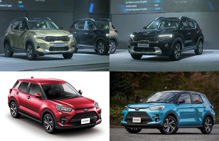 Kia Sonet mở bán từ 499 triệu đồng, liệu có đủ sức cạnh tranh với Toyota Raize?
