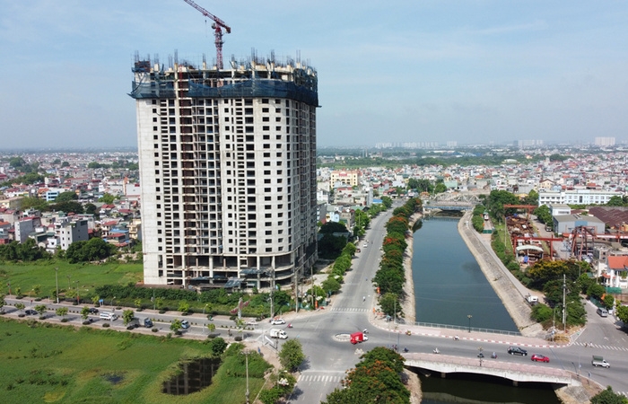 Cận cảnh 'khối bê tông' 25 tầng bỏ hoang giữa 'đất vàng' phía nam Hà Nội của Tincom Group