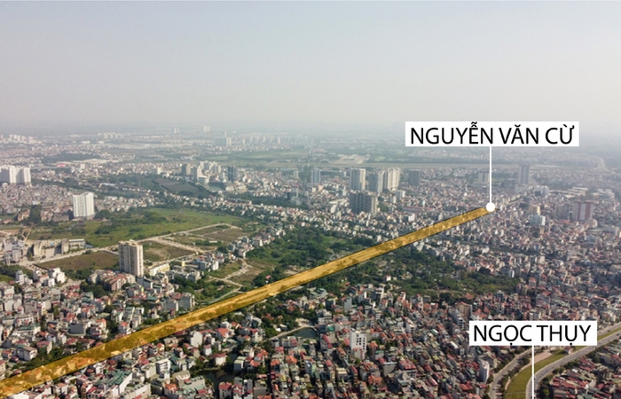 Đường 40m nối Nguyễn Văn Cừ - Ngọc Thụy hơn 1.200 tỷ đồng ngổn ngang sau 3 năm khởi công