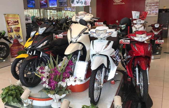 Doanh số xe máy của Honda Việt Nam tháng 7 giảm mạnh