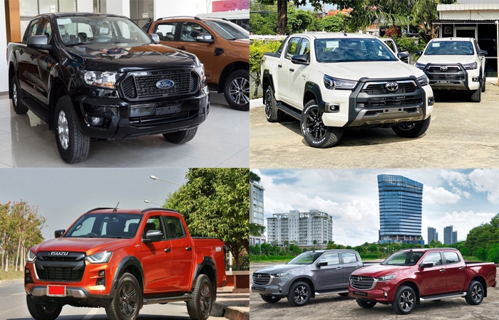 Xếp hạng xe bán tải năm 2021: Ford Ranger áp đảo, Mazda BT-50 và Isuzu D-max ế ẩm