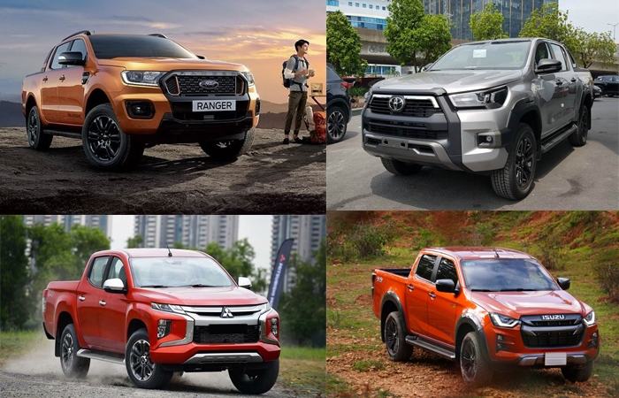 Doanh số xe bán tải: Ford Ranger dẫn đầu, Toyota Hilux ế vì khan hàng