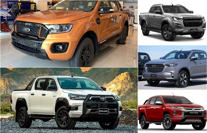 Phân khúc xe bán tải tháng 6: Mitsubishi Triton ‘bám đuổi’ Ford Ranger
