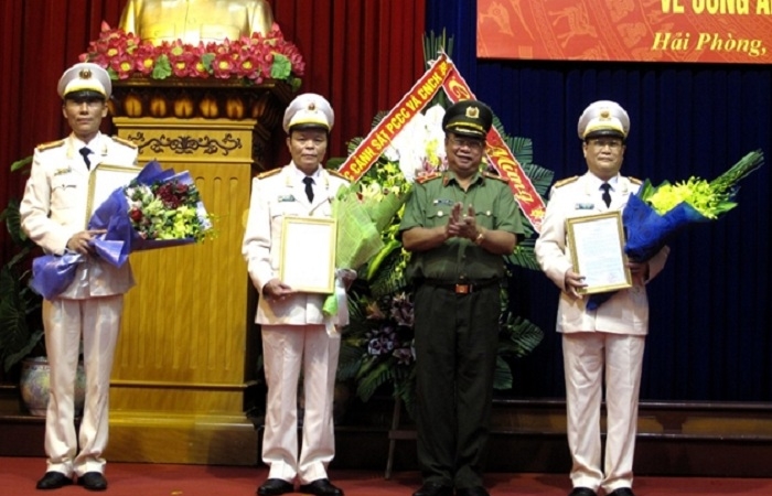 Hải Phòng bổ nhiệm 3 Đại tá làm Phó giám đốc Công an