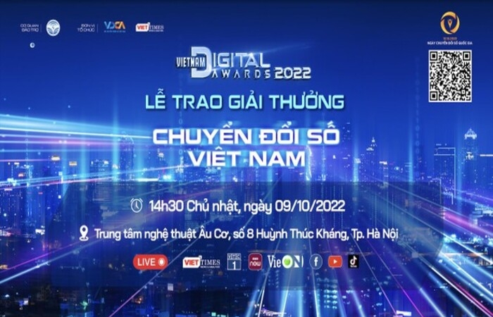 Chuẩn bị trao Giải thưởng Chuyển đổi số Việt Nam – Vietnam Digital Awards 2022