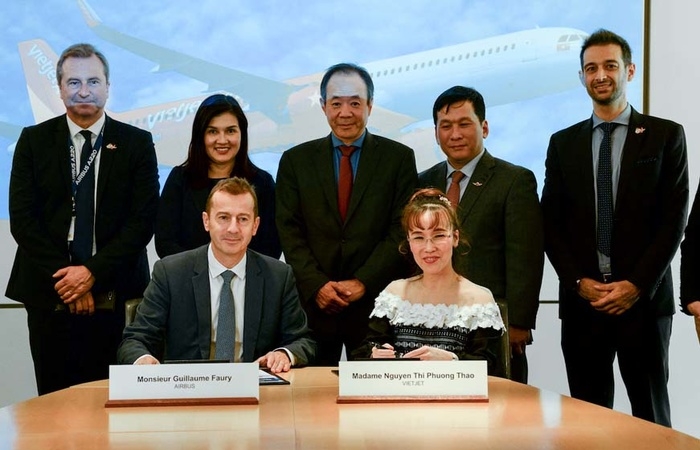 Vietjet mua thêm 20 máy bay A321XLR của Airbus, bàn giao từ năm 2023