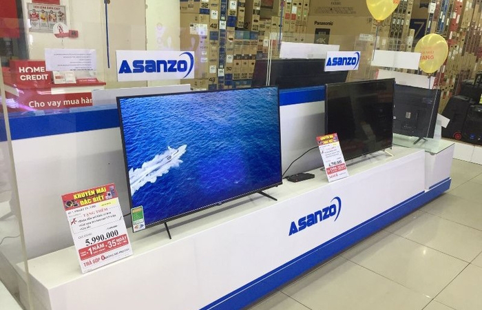 Điện máy Nguyễn Kim thu hồi, đổi mới toàn bộ tivi hiệu Asanzo cho khách hàng