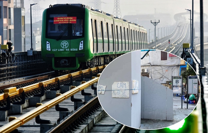 Đường sắt Cát Linh - Hà Đông: Lãnh đạo sốt ruột, nhà ga vẫn đóng cửa, treo biển cấm đi vệ sinh