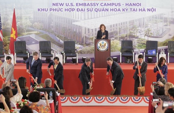 Khởi công đại sứ quán Mỹ 1,2 tỷ USD tại Hà Nội