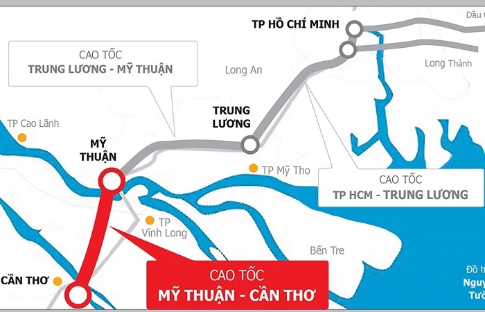 Đề xuất nhượng quyền thu phí cao tốc Mỹ Thuận – Cần Thơ sau khi hoàn thành vào năm 2023
