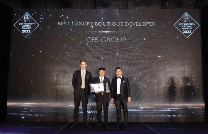 Tập đoàn GFS chiến thắng trong hạng mục Best Luxury Boutique Developer 2022